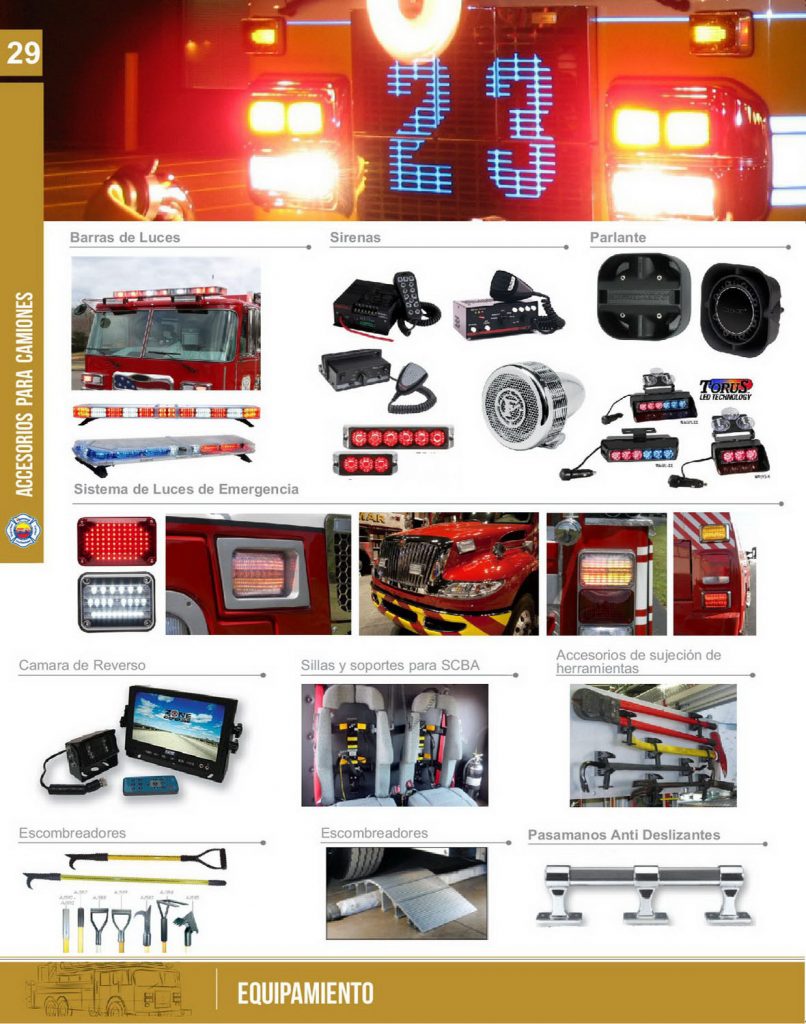 Accesorios Para Camiones – Vehículos y equipos contra incendios